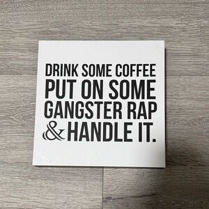 Motivational Wall Art with Bold Text